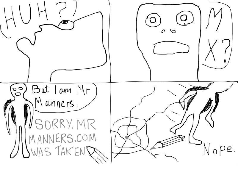 Mx Manners № 3 - Mr/Mrs/Mx Manners